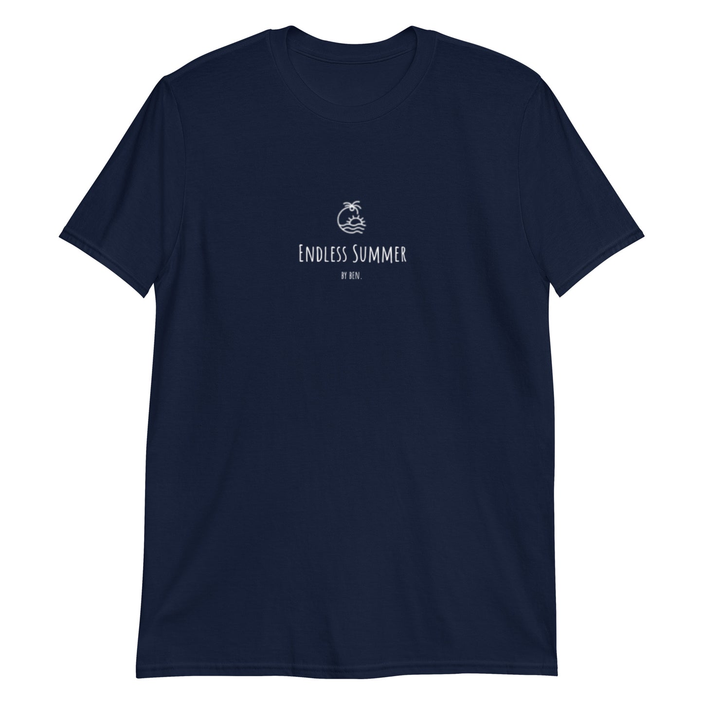 Endless Summer Unisex T-Shirt - Navy 'Big Logo'